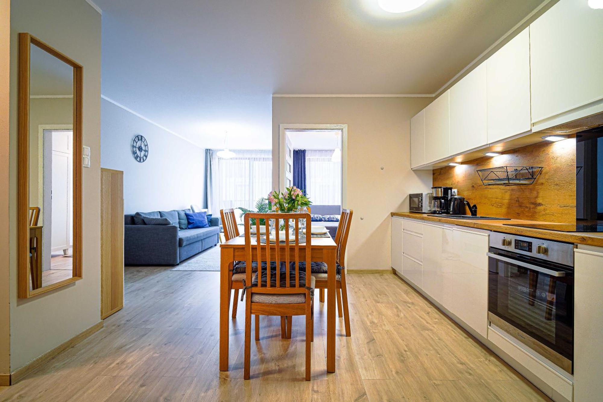 Apartament Lulu - Astrid - Dwupokojowy Blisko Morza - Parking I Basen Z Sauna W Cenie *